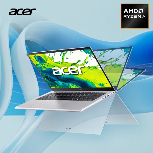 【Acer】Office 2024★14吋Ryzen AI 5 AI觸控翻轉筆電(Aspire Spin/ASP14-61N-R0ZS/R5-330/16G/512G/W11)