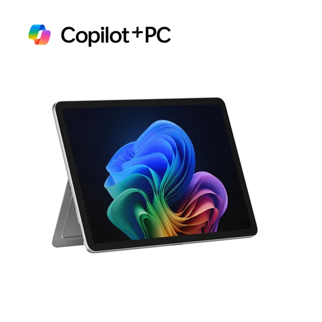 【Microsoft 微軟】鍵盤蓋+筆+2024組★Surface Pro 12吋 輕薄觸控 AI筆電-白金(X Plus/16G/256G/W11)