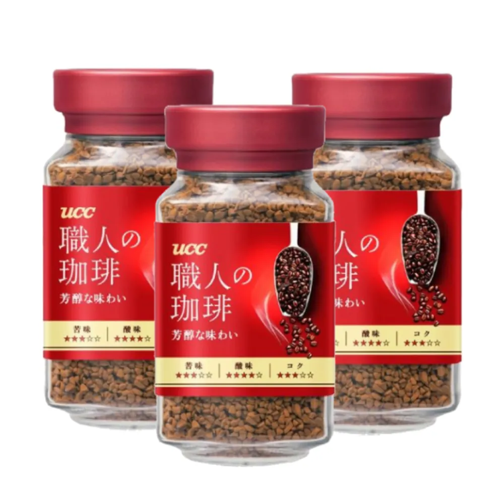 【UCC】即溶咖啡 芳醇(90g x3罐)
