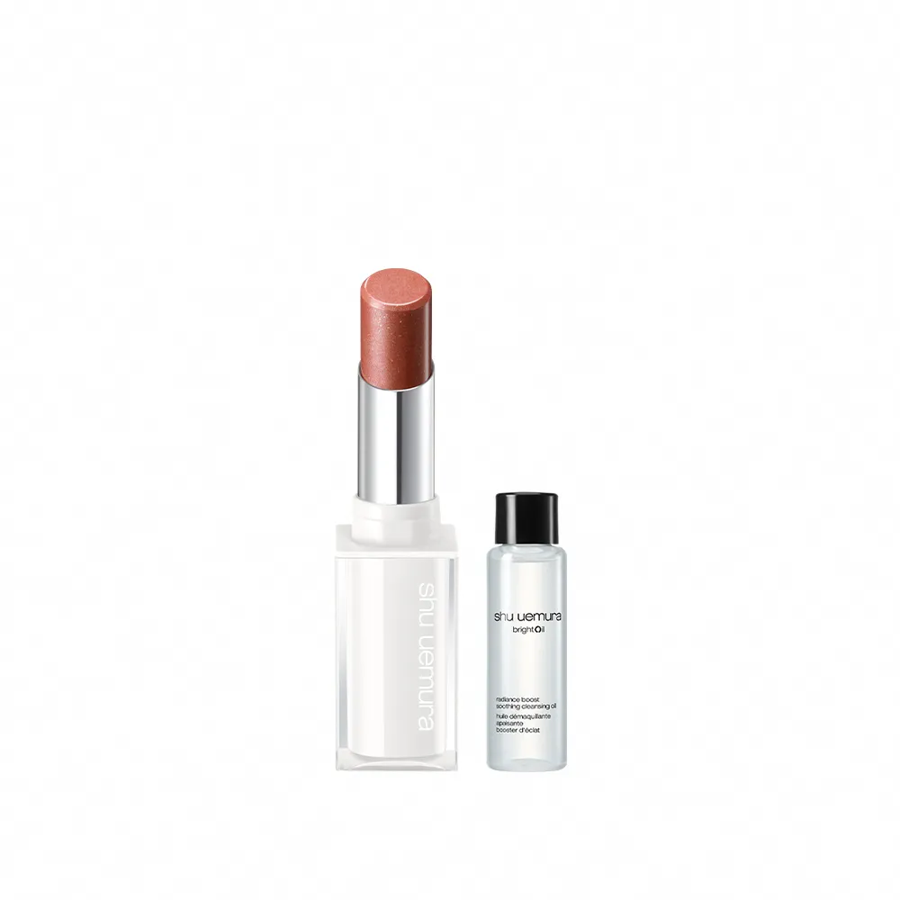 【Shu uemura 植村秀】官方直營 無色限透光潤唇膏(Shu uemura/小白管/水潤唇/唇彩)