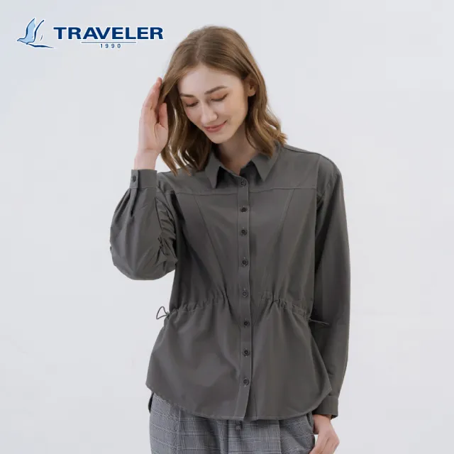 【TRAVELER 旅行者】女款Supplex吸排抗UV襯衫｜262TR703