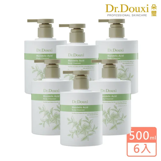 【Dr.Douxi 朵璽】杏仁酸煥膚淨透沐浴露 500ml 6入