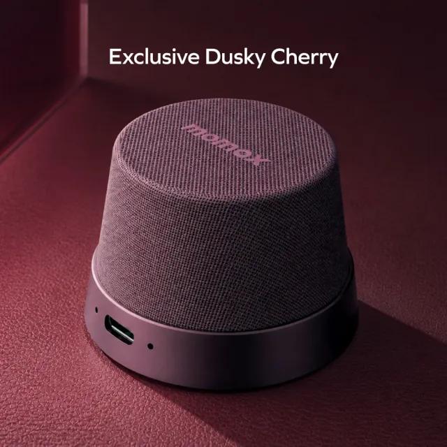 【Momax】1-Vibe Go 迷你磁吸支架無線音箱(可攜式喇叭/無線藍牙音箱/藍牙喇叭)