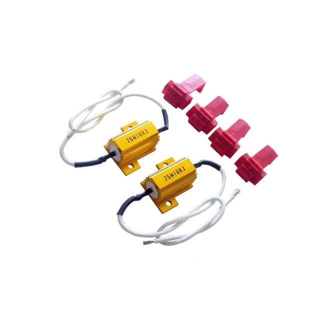 【PA LED】黃金鋁殼電阻 25W10Ω 50W6Ω LED 方向燈 防快閃 解碼 消除 故障燈 故障碼