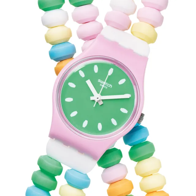 【SWATCH】CARAMELLISSIMA S 經典手錶/女錶/瑞士製造 LP135B(25mm)