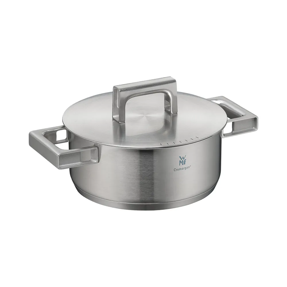 【WMF】義大利製 Ultimate Cool 不鏽鋼低身湯鍋 20cm 2.5L IH爐/電磁爐/瓦斯爐適用