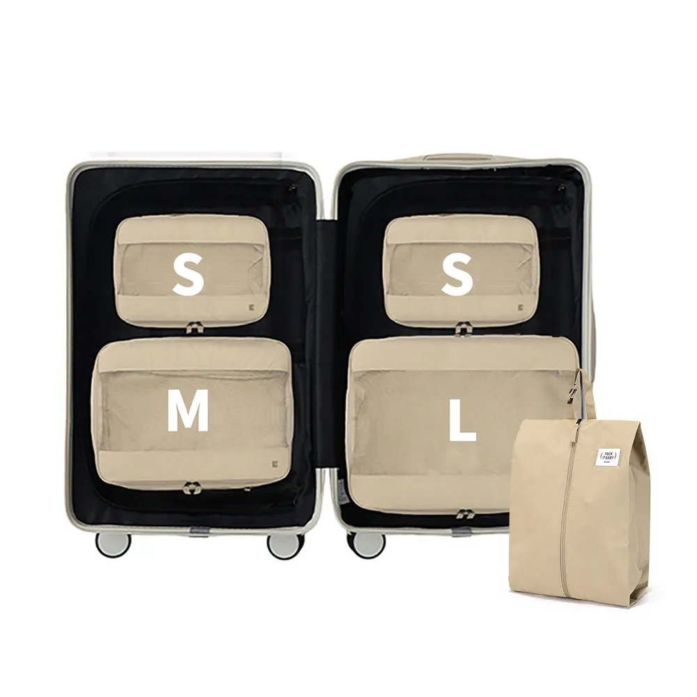 【Branden】品牌旗艦店｜輕量旅行全配組 S+S+M+L+鞋袋（收納用品・旅行壓縮袋・壓縮袋）