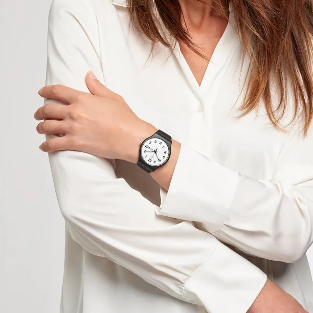 【SWATCH】TWICE AGAIN 經典手錶/男錶/女錶/瑞士製造 SO29B703(41mm)
