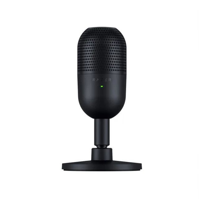 【Razer 雷蛇】搭麥克風★Enki X人體工學設計電競椅/電腦椅/(黑/綠/RZ38-R3U1)+Seiren V3 Mini 魔音海妖
