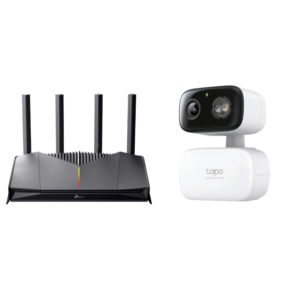 【TP-Link】攝影機組★Archer GE230 Wi-Fi 7雙頻 2.5G路由器/分享器+Tapo C216監視器IP CAM