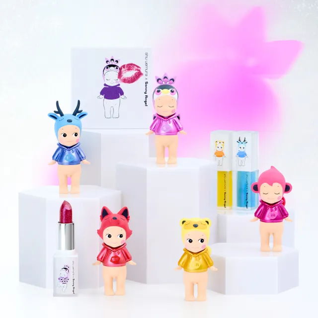 【Sonny Angel】植村秀 聯名系列 彩妝天使 限量版公仔 (盒裝6入)