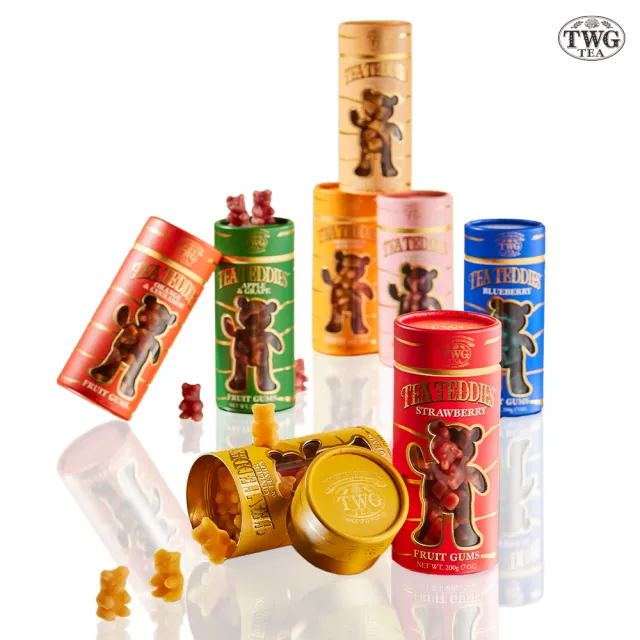 【TWG Tea】茶香泰迪3入組 Tea Teddies (200g/罐)