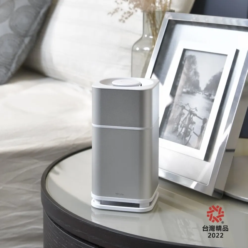 【YFLife 圓方生活】AIR6 Plus 光觸媒空氣淨化器(0耗材、除甲醛、除臭、抗菌、分解過敏原、空氣淨化器王者)