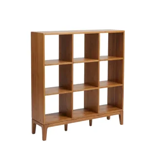 【Mahogany 瑪荷尼家具】新品上市☆全原木 桃花心木 金碧雙面格櫃(120)(9格櫃)(格櫃、展示櫃)