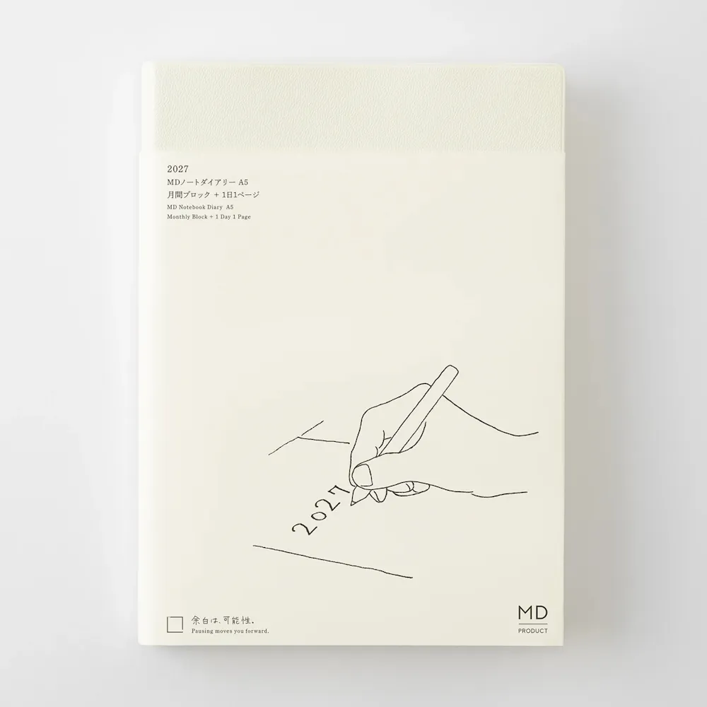 【MIDORI】《2027 年 MD Notebook Diary 一期一會》A5 size