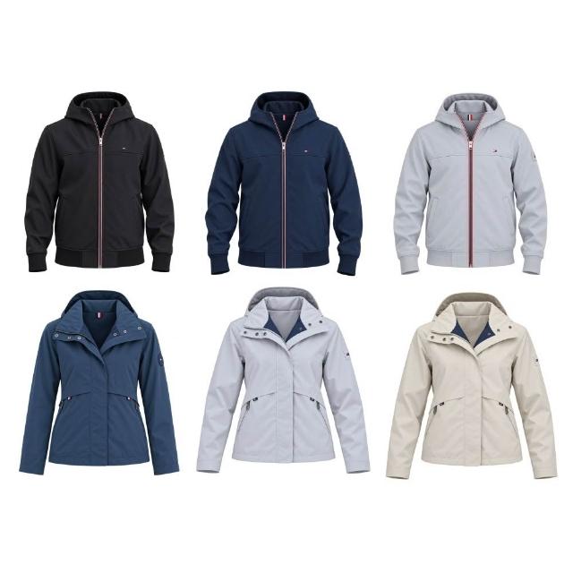 【TOMMY HILFIGER】女款連帽外套 / 男款輕量軟殼外套 ；任選1件