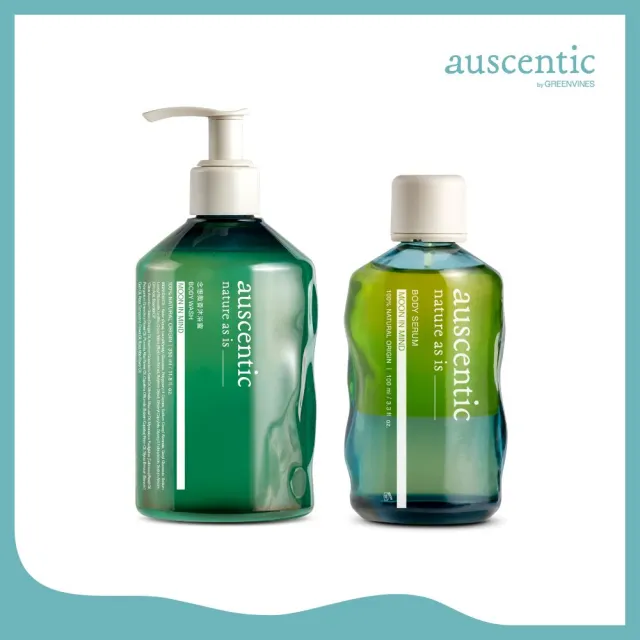 【auscentic 奧森青】玫瑰木質調★微香沐浴保養組(念想沐浴蜜＋護膚蜜)