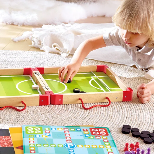 【Hape】22合1經典桌遊套組(共22種桌遊)(生日禮/精美禮盒包裝/益智玩具/跳棋/五子棋/中國象棋)