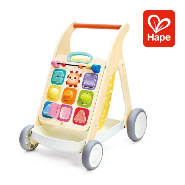 【Hape】成長手推式學步車
