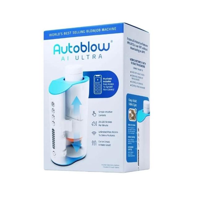 【Dr. 情趣】AutoBlow｜奧創 AI Ultra｜未來AI智慧擬態飛機杯(多段變頻｜電動伸縮飛機杯｜智能互動自慰杯)