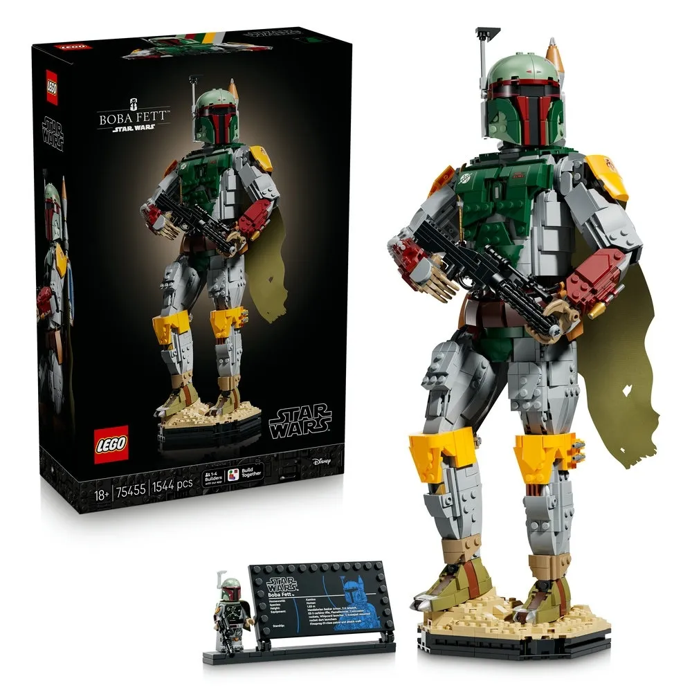 【LEGO 樂高】星際大戰系列 75455 波巴費特(星戰 居家擺設 禮物 玩具)