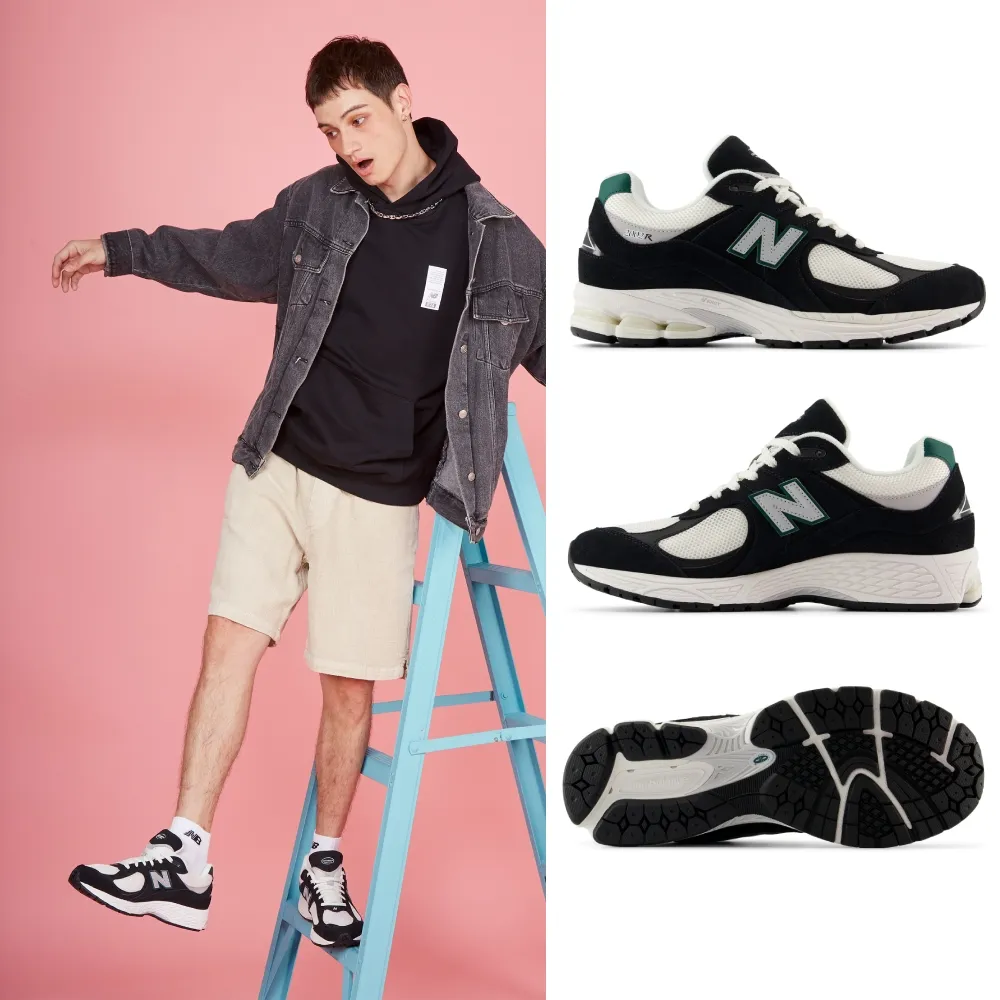 【NEW BALANCE】NB 復古鞋/運動鞋_男鞋/女鞋_黑杏色_M2002RRA-D(網路獨家款)