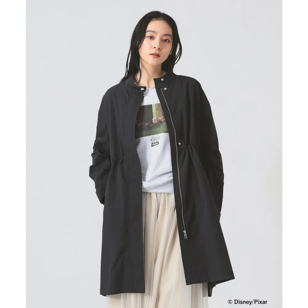 【BEAMS】官方旗艦館 Ray BEAMS / 女裝 背後 打褶 立領 大衣