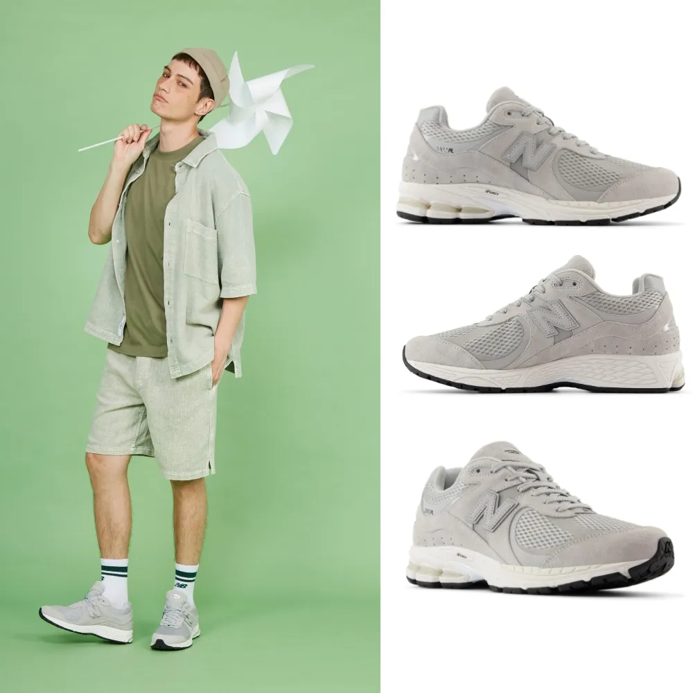 【NEW BALANCE】NB 復古鞋/運動鞋_男鞋/女鞋_淺灰色_M2002WD-D(網路獨家款)