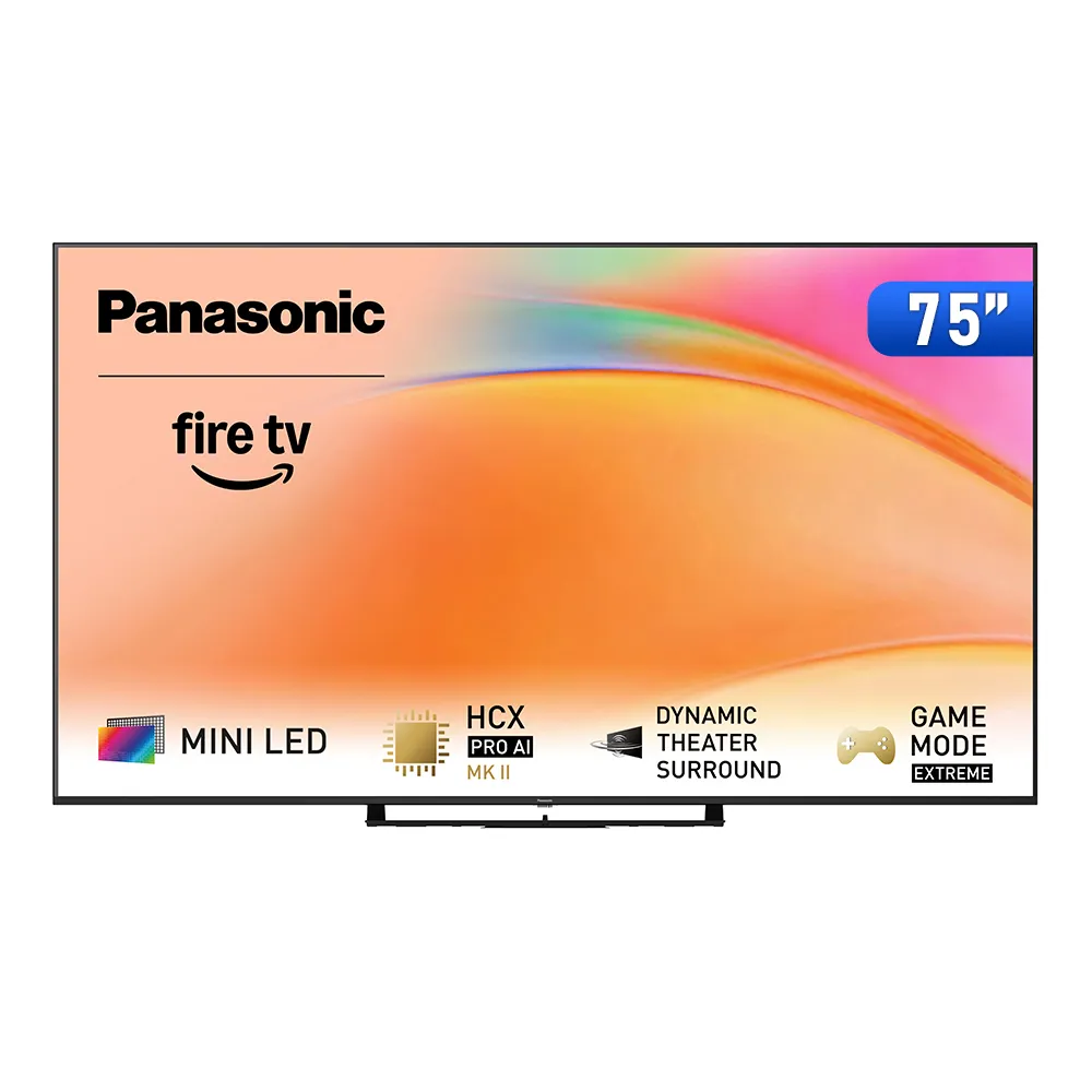 【Panasonic 國際牌】75型4K Mini LED 144Hz Fire TV聯網顯示器 無視訊盒(TV-75W95BGT)