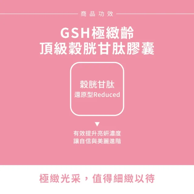 【Sun 日落恩賜】GSH極緻齡頂級穀胱甘肽膠囊(30粒/袋)