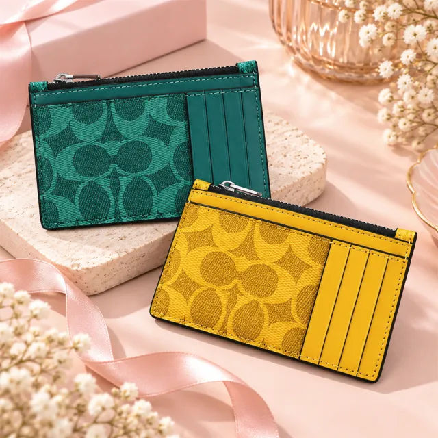 【COACH】經典LOGO手拿包/零錢包/證件夾(多款)
