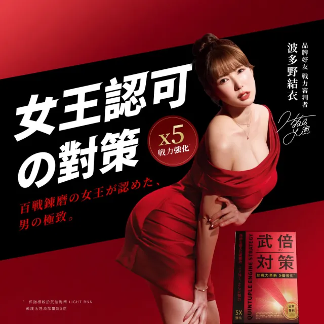 【TAIZAKU 火星生技】武倍對策5入 14包/盒(波多野結衣限定組合 日本專利BNN蕉護活性 精胺酸 鋅 非馬卡)