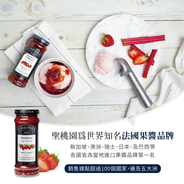 【ST DALFOUR 聖桃園】法國進口果醬284gx4入(口味任選)