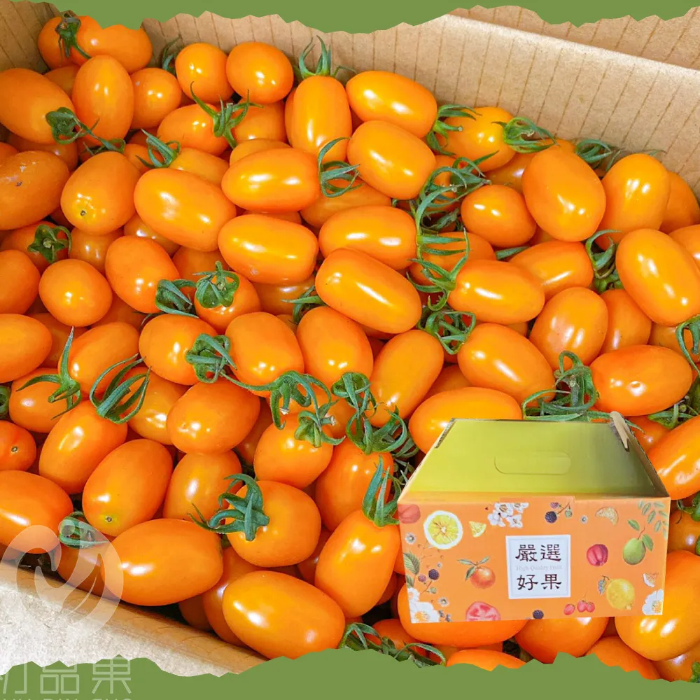 【初品果】高雄美濃達哥橙蜜香小番茄禮盒4斤x4盒(含箱重_送禮/禮盒/水果禮盒)
