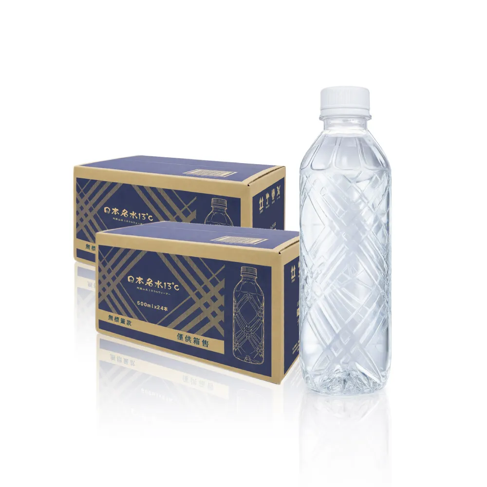 【JKKWATER】日本名水13℃ 進口礦泉水 500mlx2箱(共48入) 無瓶標款 官方直營 阿蘇火山礦泉水