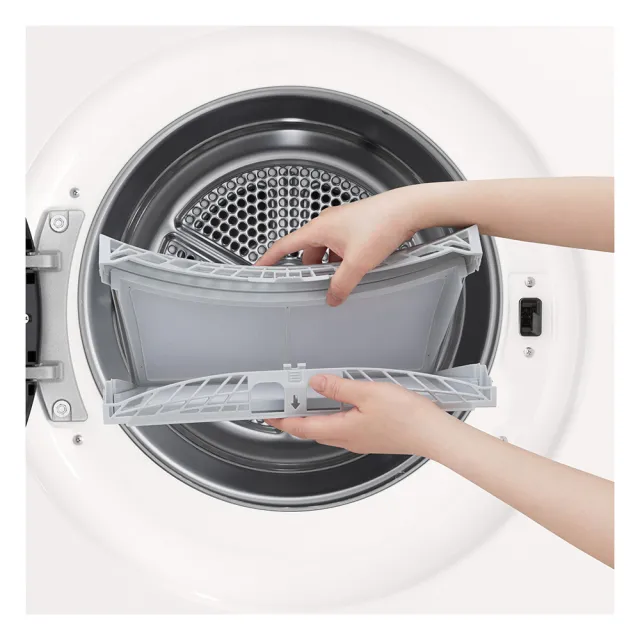 【LG 樂金】家電快配◆ 10公斤雙變頻熱泵免曬衣乾衣機 雲朵白(WR-10XW)