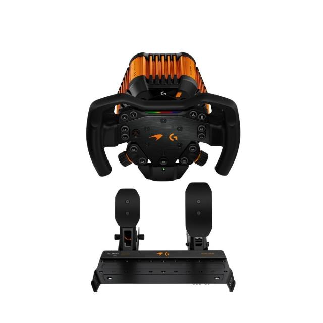 【Logitech G】RS50 麥拉倫賽車模擬方向盤組合(電競/賽車/方向盤+踏板/麥拉倫/Logitech/PlayStation/PC/)