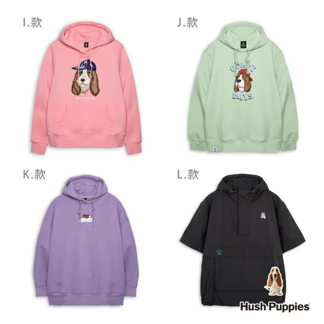 【Hush Puppies】男女裝 上衣 品牌人氣LOGO上衣 (多款任選)