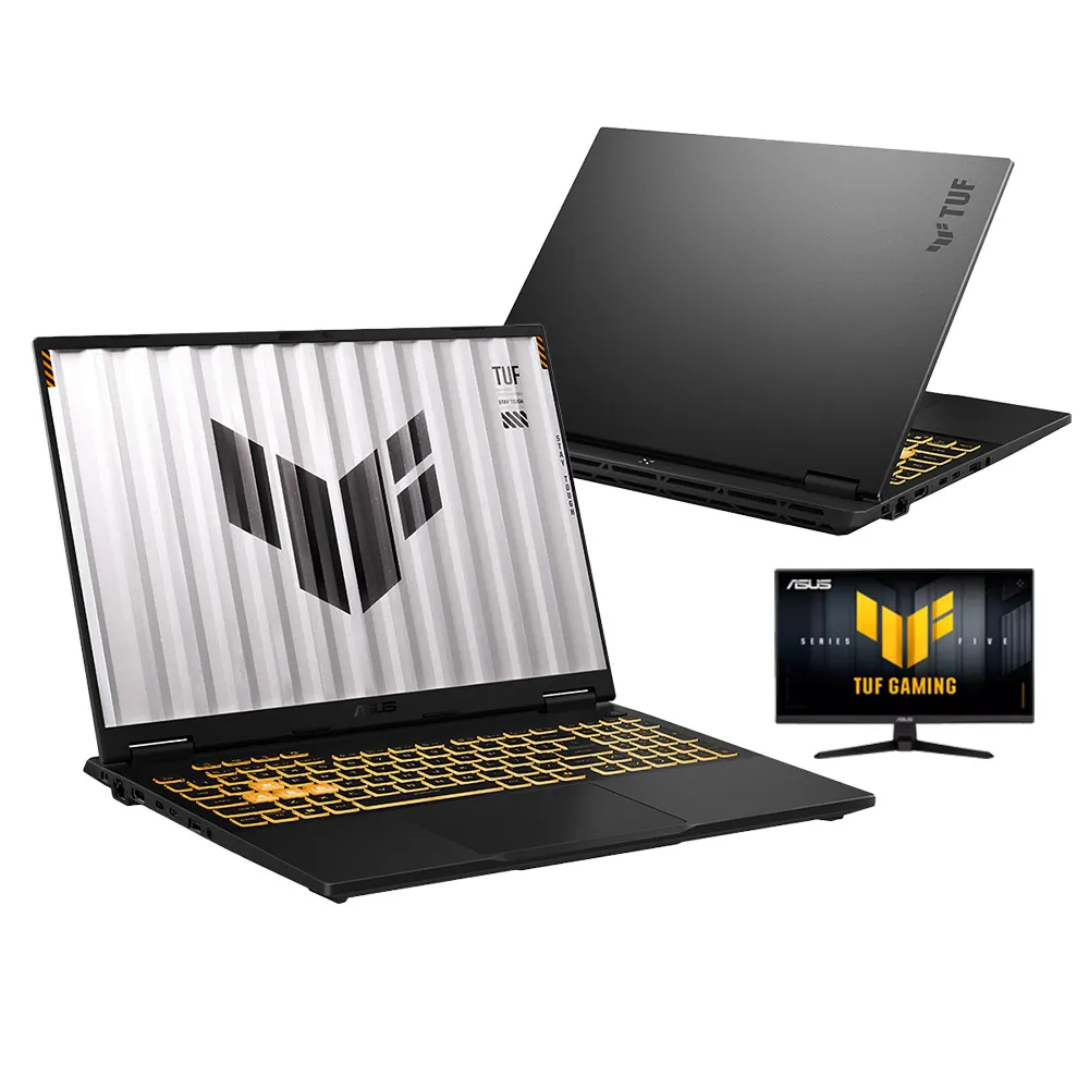 【ASUS 華碩】27型電競螢幕組★16吋i5 1TB GeForce RTX5060電競筆電(FX608JMR/i5-14450HX/16G/1T/W11)