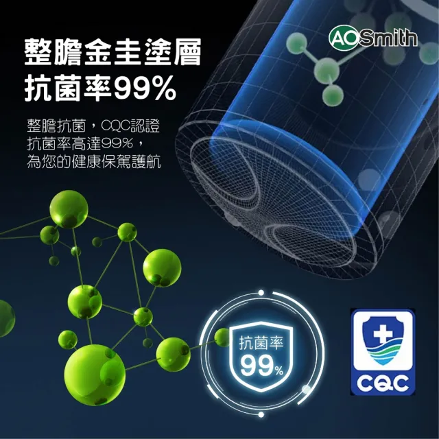 【A.O.Smith】AO史密斯 美國百年品牌 EES-120 落地機械儲熱式電能熱水器 455L-120加侖
