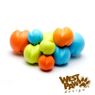 【West Paw】Jive磨牙耐咬球2英吋-S(小型犬/狗玩具/耐咬/互動/咀嚼/浮水/寵物玩具)