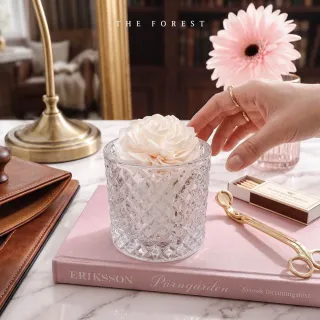 【The Forest 癒森林】野薔薇香氛擴香水晶禮盒含15ml品牌香氛油(送禮禮盒/居家香氛/生日禮物/精油香氛)