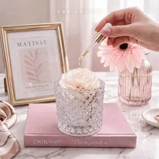 【The Forest 癒森林】野薔薇香氛擴香水晶禮盒含15ml品牌香氛油(送禮禮盒/居家香氛/生日禮物/精油香氛)