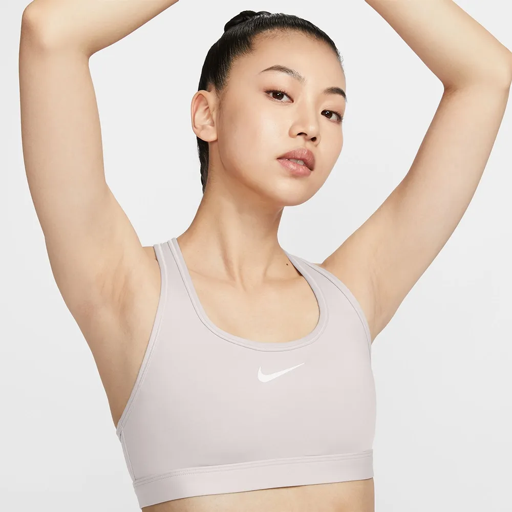 【NIKE 耐吉】AS W NK SWSH MED SPT BRA 膚色 運動內衣 瑜珈 女款 DX6822-020