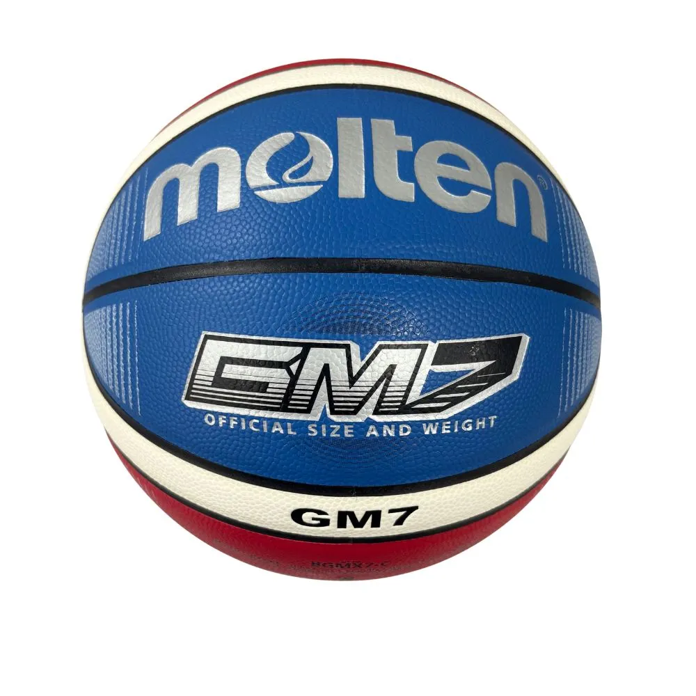 【MOLTEN】GM7七號球合成皮深溝12貼片手感更好藍紅(BGMX7C)