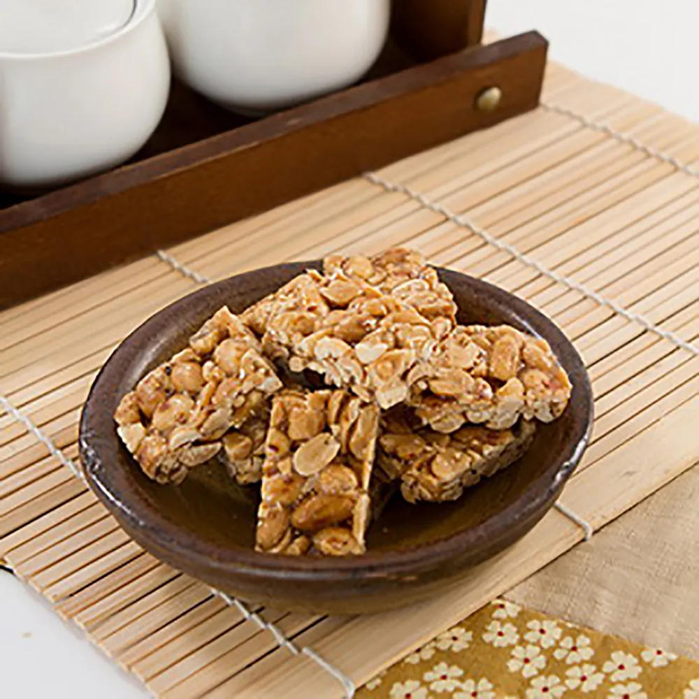 【老師傅】手工原味花生糖250克(獨立包裝/年貨/年節送禮)