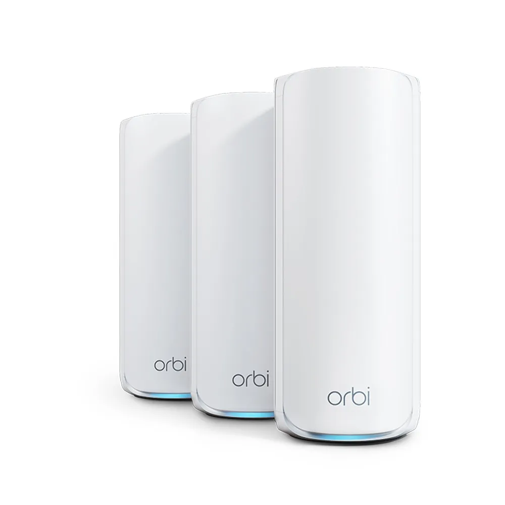 【NETGEAR】Orbi RBE773 BE11000 三頻 WiFi 7 Mesh 延伸系統 路由器 +2衛星(1.5GHz 四核 + 2GB RAM)