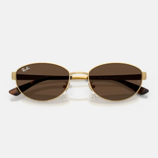 【RayBan 雷朋】橢圓金屬抗UV太陽眼鏡(RB3774D-003/87、001/73、001/87、001/3、001/69、001/80 55mm)