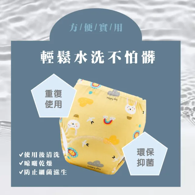 【KIDS PARK】寶寶學習褲/6入組(嬰兒幼兒尿布褲/戒尿布訓練褲/童裝內衣褲/卡通內褲)