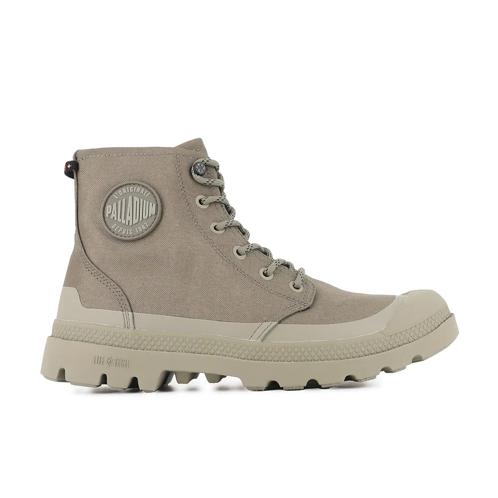 【Palladium】PAMPA RCYCL LT+ WP+ ZIP再生科技輕量拉鍊橘標防水靴/休閒鞋-男鞋/女鞋-軍綠(74066-377-M)